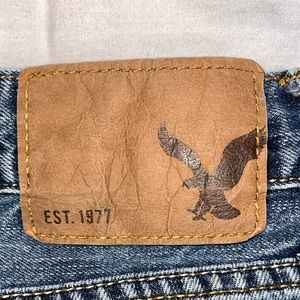 American Eagle Outfitters straight Leg jeans, darker in shade, size 16